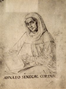セネカの肖像。ラファエル、ギャラリーデルアカデミア、ヴェネツィアによる描画